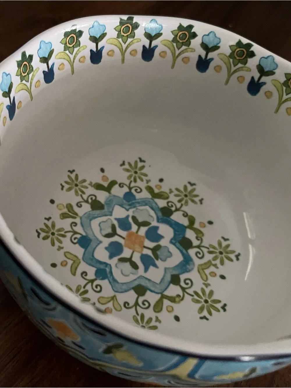 Vintage Replacement Pattern Pier 1 Imports Soup/Cereal Bowl